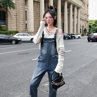 Quần yếm jean thời trang 2020 cho phụ nữ mang thai