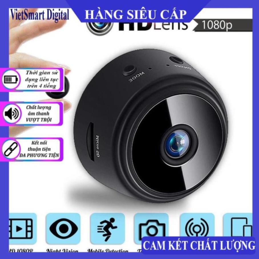 (Có Pin) Camera A9 Pro Giám sát Wifi Không Dây HD 1080P Camera An Ninh IP HỒNG NGOẠI Nhìn Đêm