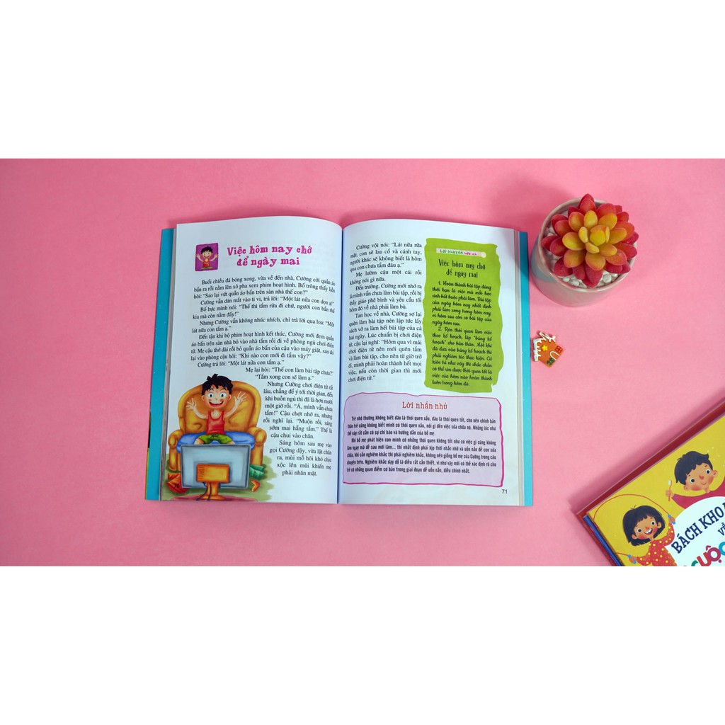 Sách - Bách Khoa Thư Về Cuộc Sống Dành Cho Thiếu Nhi - trọn bộ 4 cuốn