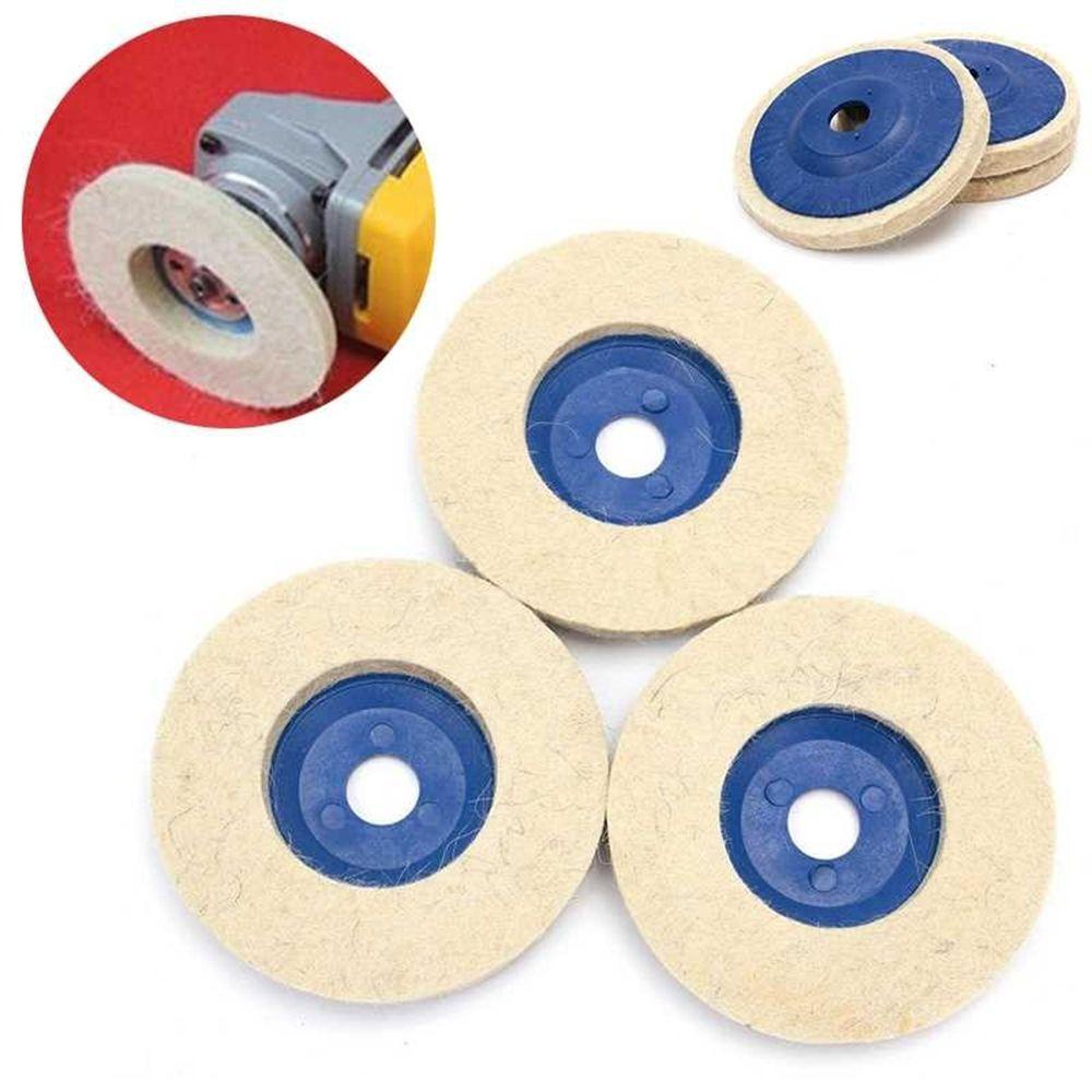 FAY Bộ 10 Miếng Đệm Nỉ Tròn 4inch Dùng Đánh Bóng Kính / Gốm Sứ
