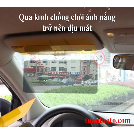 Tấm kính chống chói, chống lóa cho tài xế ô tô