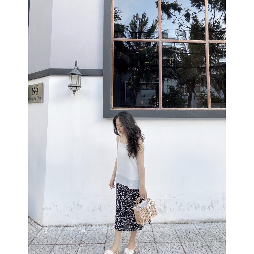 Áo dây voan xếp li Ma Vie