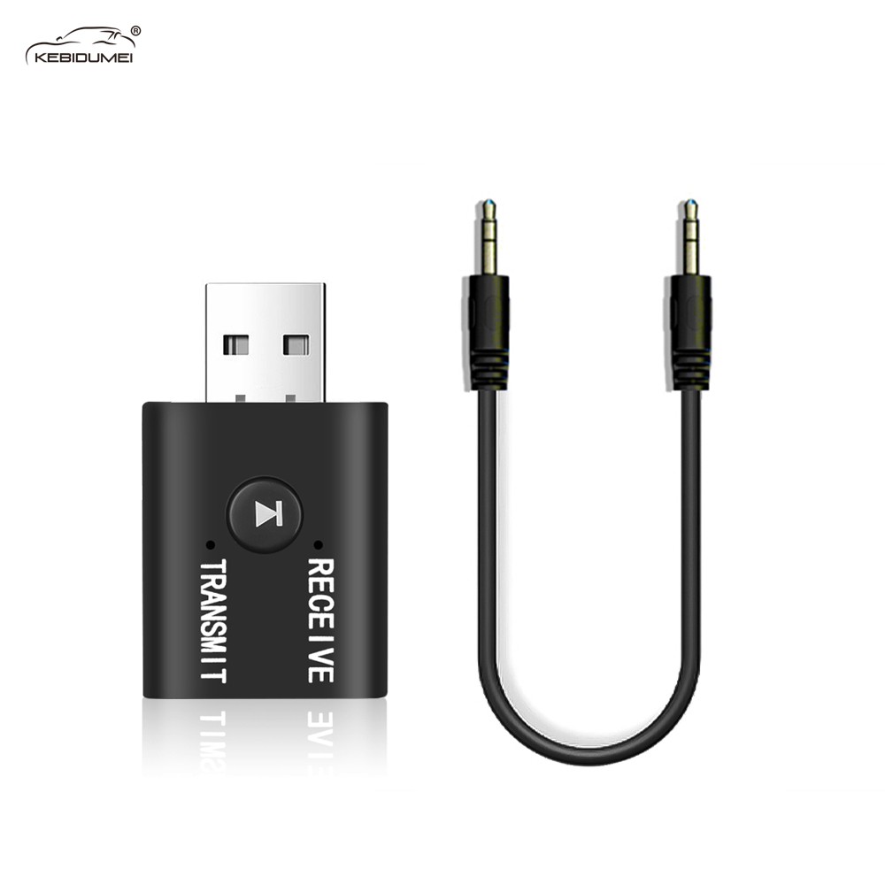Đầu chuyển đổi âm thanh KEBIDUMEI TR6 kết nối Bluetooth 5.0 2 trong 1 tiện dụng