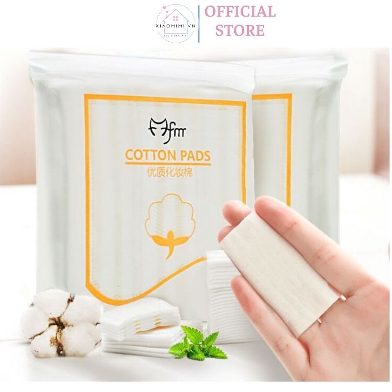 Bông Tẩy Trang 222 Miếng hàng nội địa trung chất lượng cao siêu mềm mịn- XIAOMIMI SF437