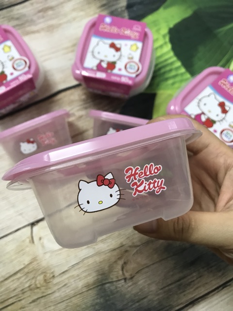 Set Hộp trữ thực phẩm locknlock hello kitty 260ml | BigBuy360 - bigbuy360.vn