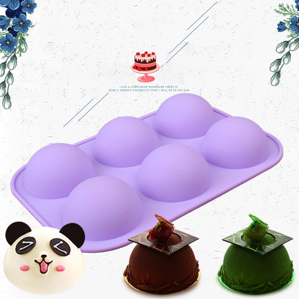 Khuôn Làm Nến / Bánh Pudding Hình Bán Cầu