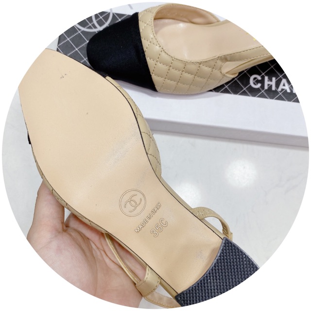Sandal channel trần chỉ spsl fullbox bill túi giấy