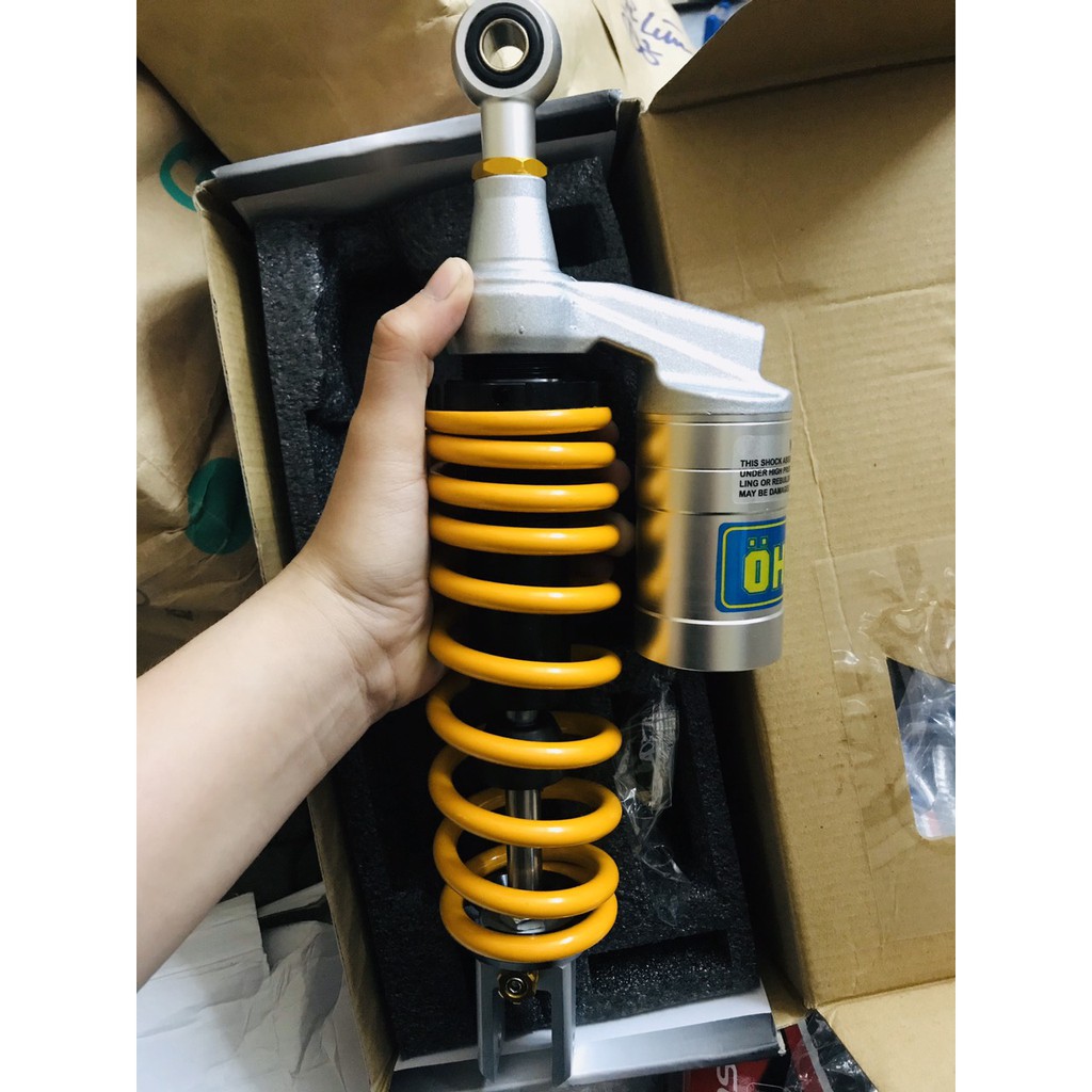 Phuộc nhún sau Ohlins bình dầu cho các xe tay ga Vario Click Ultimo Sh mode Luvias Vision Nozza ...