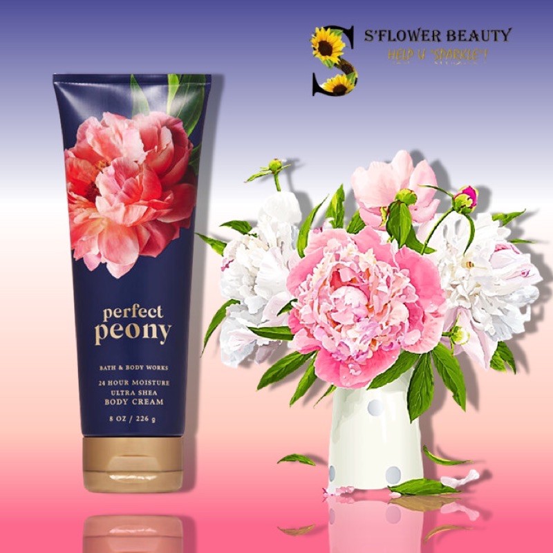 NEW 2020 | PERFECT PEONY | Bộ Sản Phẩm Gel Tắm -  Dưỡng Thể - Xịt Thơm Toàn Thân Bath &amp; Body Works