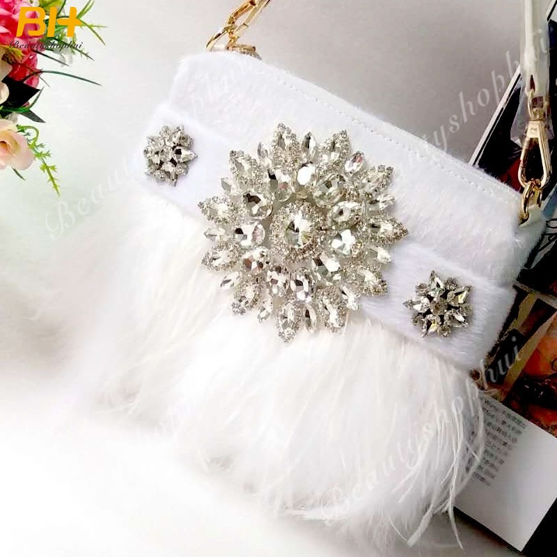 Túi Xách Lông Tua Rua Thời Trang Dành Cho Nữ 2022