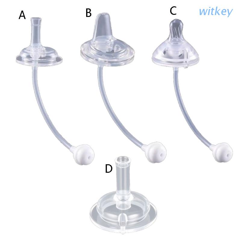 Ống Hút Silicon Mềm Miệng Rộng Chuyên Dụng Cho Bình Sữa Em Bé
