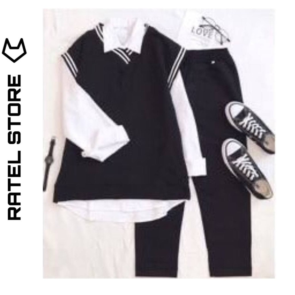 Áo Gile Local Brand Viền Kẻ Sọc Unisex