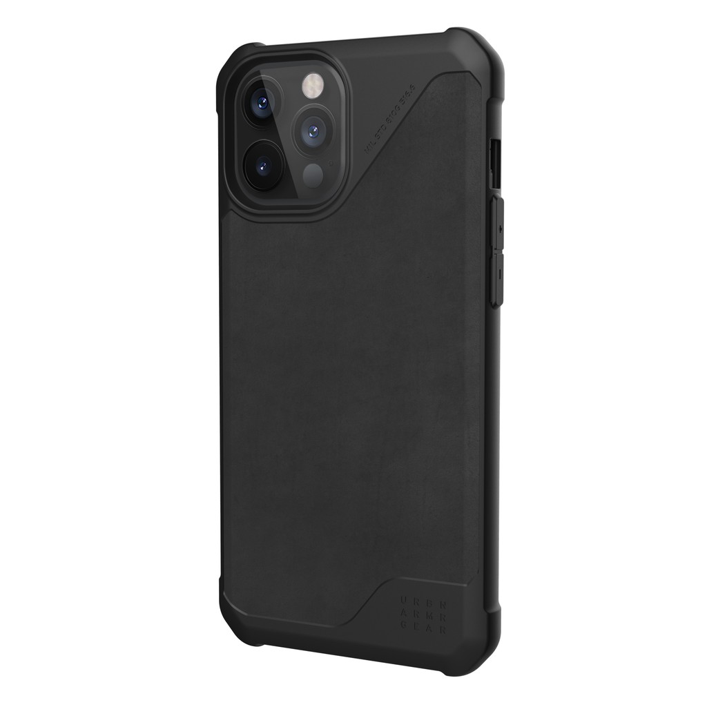 UAG Metropolis LT Series Apple Ốp lưng iphone 12/ 12 Pro/ Ốp lưng iphone 12 Pro Max/ Ốp lưng iphone 12 Mini - LTHR ARMR Black