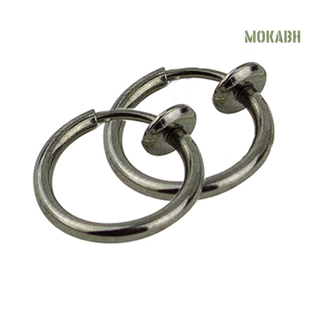 1 Khuyên Xỏ Mũi / Môi / Tai Không Biến Dạng Đơn Giản Thời Trang