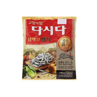 Hạt nêm cá cơm Dasida CJ Gói 100 Gram - Nhập Khẩu Hàn Quốc