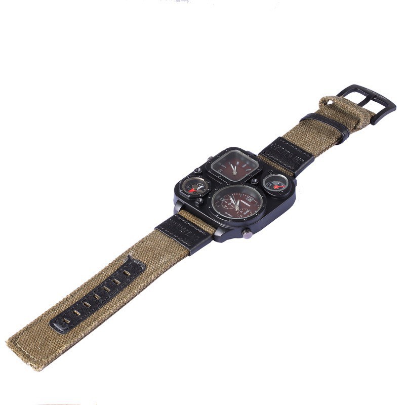 Đồng Hồ Nam Shiweibao Thủy Quân Lục Chiến 2 Đồng hồ 2 Múi Giờ -1 La Bàn - 1 Nhiệt Kế | BigBuy360 - bigbuy360.vn