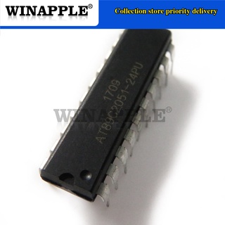 Bộ 5 linh kiện điện tử at89c2051-24pu at89c2051-24pi at89c4051-24pu at89c4051-24pi at89c2051 at89c4051 24pu