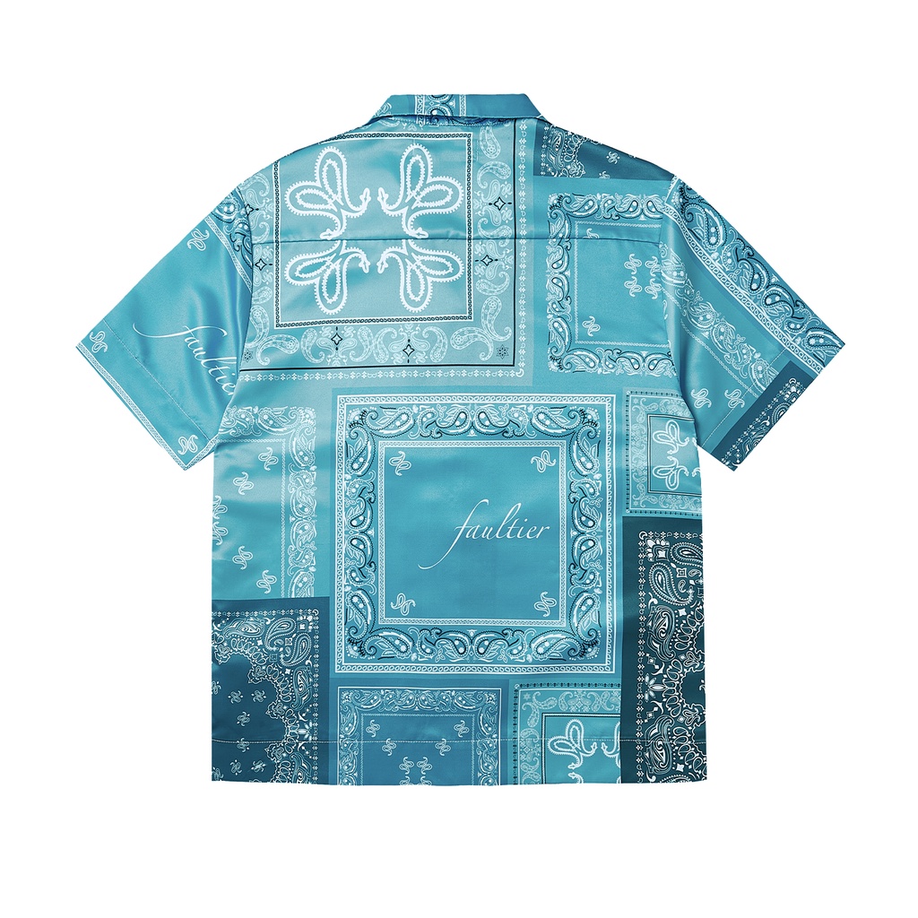 Áo sơmi ngắn tay hoạ tiết bandana "FAULTIER BANDANA" DANTON SHIRT | BigBuy360 - bigbuy360.vn