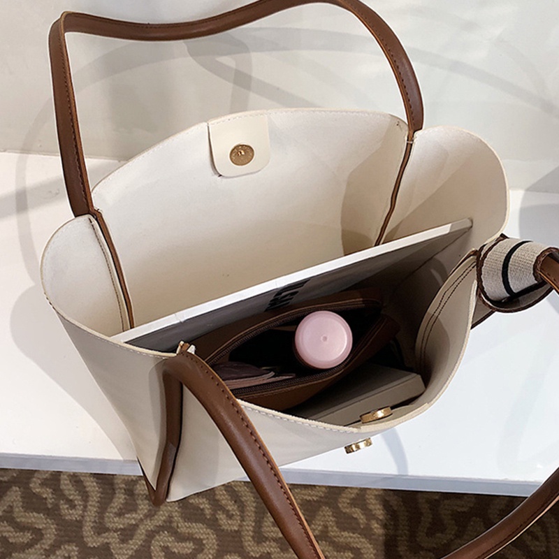 Túi Đeo Vai Cỡ Lớn Mềm Mại In Chữ Thời Trang Cho Nữ