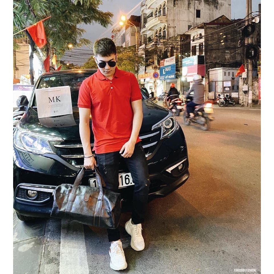 Áo Polo Nam Trơn 1𝖍𝖆𝖓𝖉 Áo Thun Nam Trơn Ngắn Tay Cổ Bẻ Mặc Văn Phòng - Mặc Là Đẹp - Mã PLT