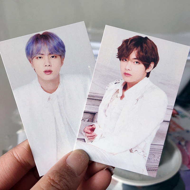 Set 7 Tấm Thẻ Ảnh Lomo In Hình Các Thành Viên Nhóm Nhạc BTS