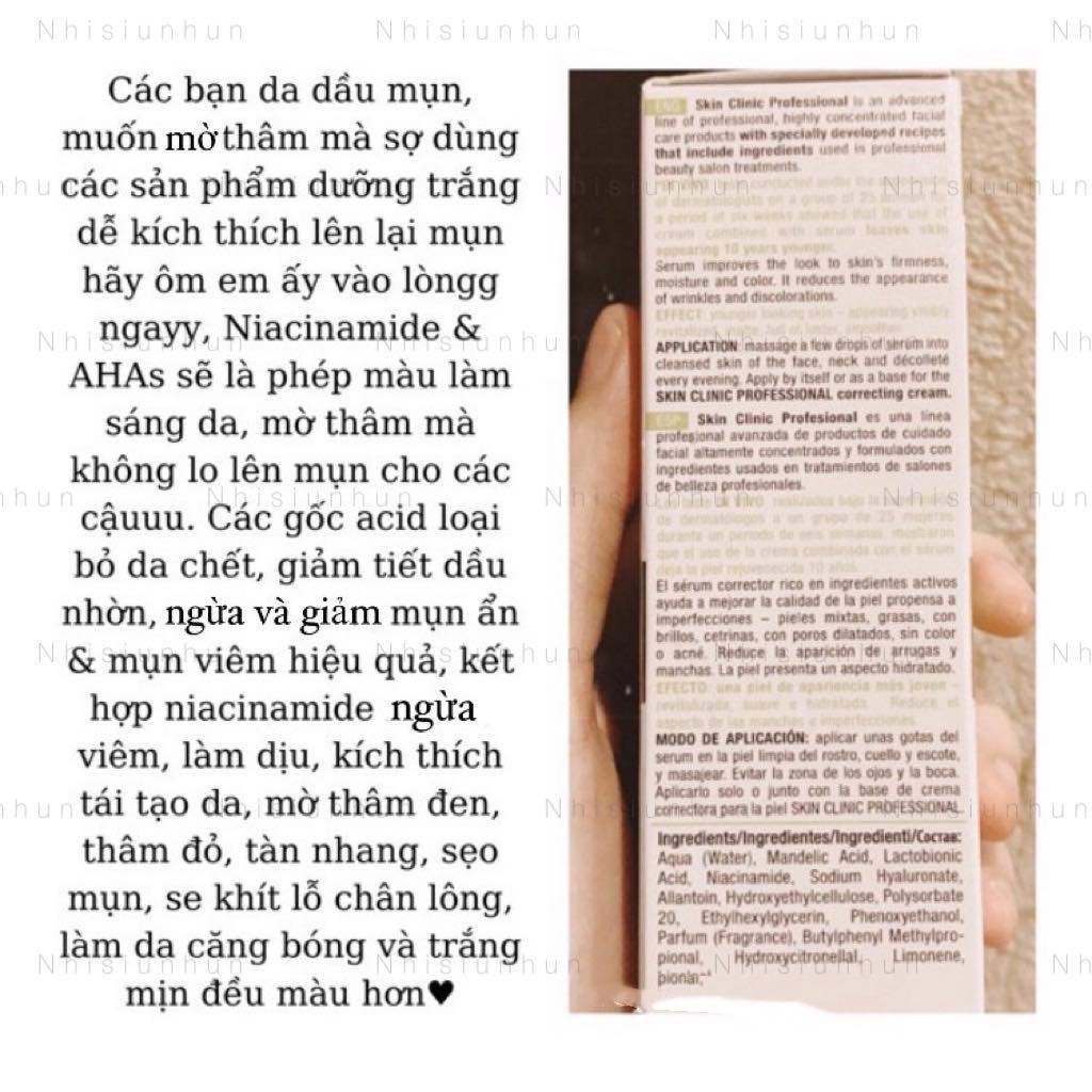 Tinh chất serum dưỡng da và  nước hoa hồng Bielenda