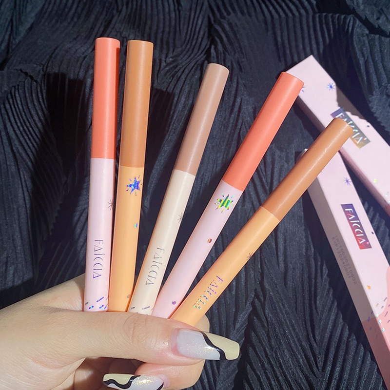 Bút Kẻ Mắt/ Phấn Mắt Bắt Sáng Lấp Lánh Ánh Ngọc Trai Lâu Trôi Không Thấm Nước Chống Nhòe 10 Màu Tùy Chọn