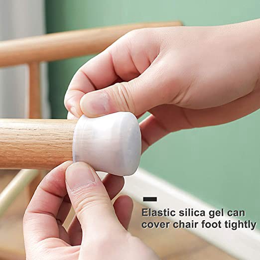 Nắp silicon chuyên dụng dành cho chân đồ nội thất màu trong suốt chống trượt hình tròn / vuông