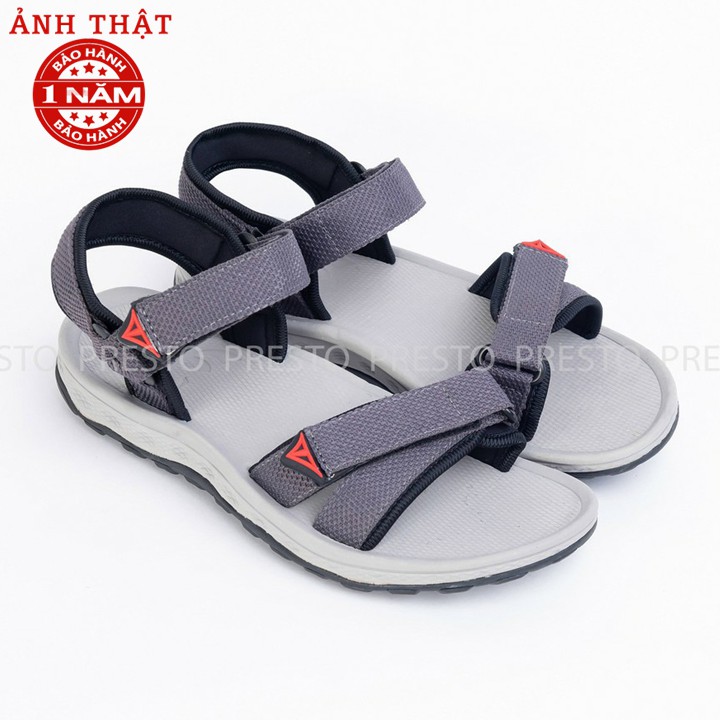 [Fullbox] Giày Sandal Nam Việt Thủy Quai Ngang Ghi - VT04