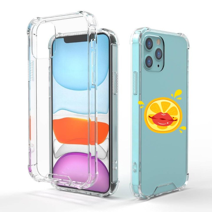 Ốp lưng TPU cứng trong suốt 4 cạnh chống sốc iP XR/11 Pro/12 mini/12 Pro/12 Promax  - MINH AN SAIGON