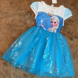 Combo 2 váy elsa bé gái kèm khăn choàng!