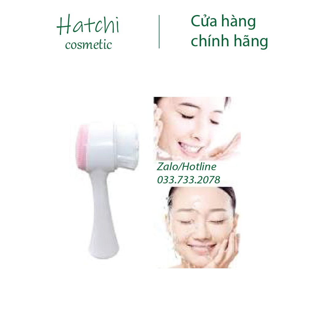 Cọ Rửa Mặt 2 Đầu Mát Xa Cực Êm