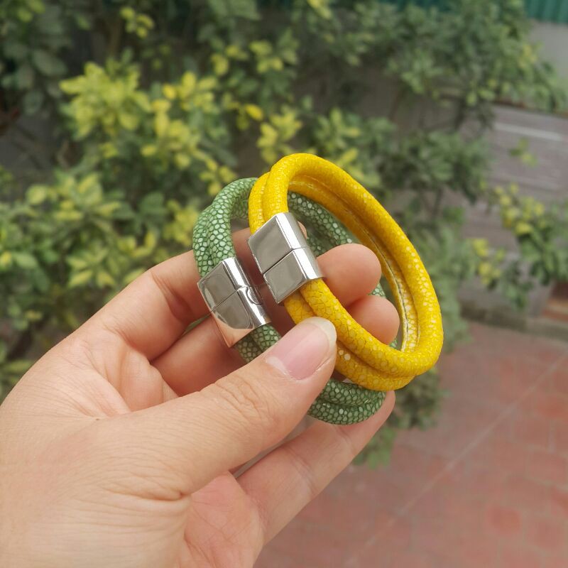 Vòng tay cá đuối kiểu đôi dáng nam