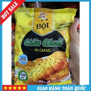 Bột chiên chuối ngô khoai kèm mè đen 1kg