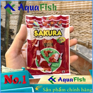 Thức ăn Sakura cho cá chọi, cá betta, cá xiêm túi 20gr (35%đạm) giúp cá lên màu và tăng trưởng tốt