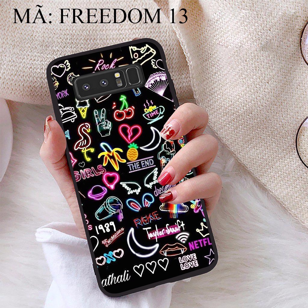 Ốp lưng Samsung Note 8 viền dẻo TPU BST Phong Cách Tự Do