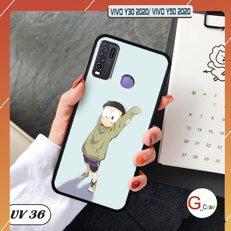 Ốp lưng nhám viền dẻo Vivo Y30 2020/ Vivo Y50 2020 in hình