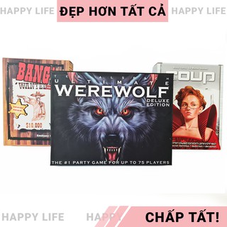[COMBO 3 IN 1] Top trò chơi thẻ bài nhập vai hành động hay nhất Ma sói  + Bang + Coup phiên bản Việt hóa chuẩn