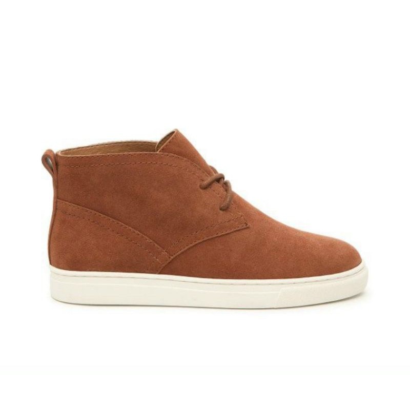 Giày Sneakers nữ da lộn cổ trung LẮC-KỲ