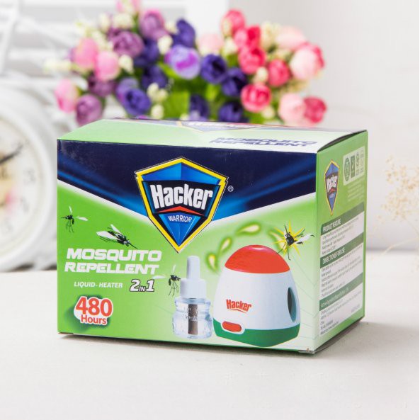 MÁY ĐUỔI MUỖI HACKER XÔNG TINH DẦU TẶNG KÈM 1 LỌ DÙNG THỬ (45ML) CHẤT LIỆU CAO CẤP ĐỘ BỀN CAO