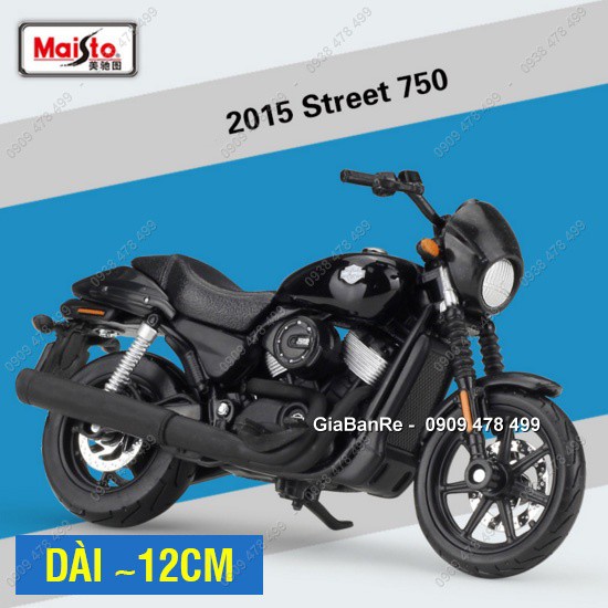 Xe Mô Hình Moto Harley Davidson Street 750 2015 - Maisto - 8535.1