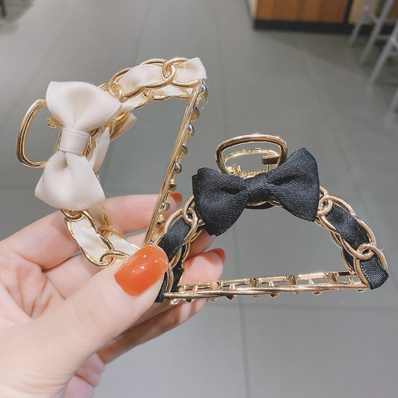 Kẹp Tóc Kim Loại Hình Nơ Xinh Xắn Cho Nữ