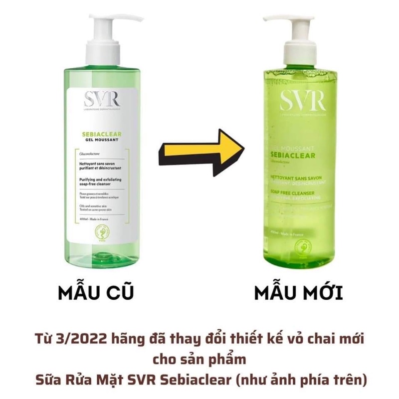 Sữa rửa mặt & tẩy trang SVR