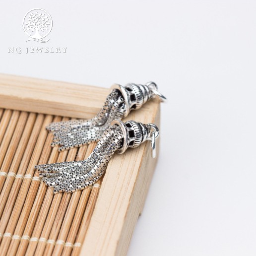 Charm bạc chuông tua rua treo - NQ Jewelry