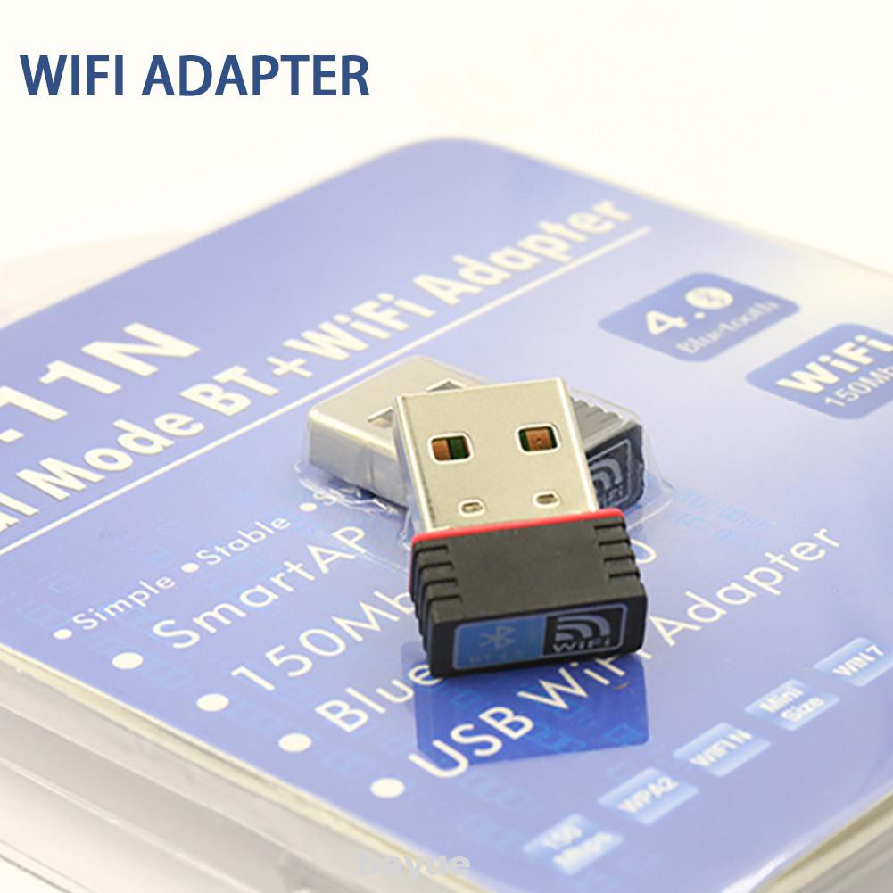 Usb Wifi 2 Trong 1 Cho Pc Laptop Bluetooth 4.0