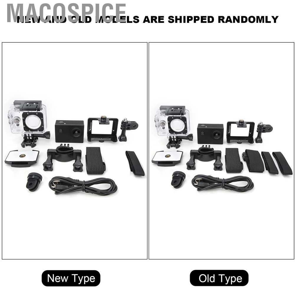 Bộ giá đỡ camera thể thao chống nước Macospice WiFi HD 1080P | BigBuy360 - bigbuy360.vn