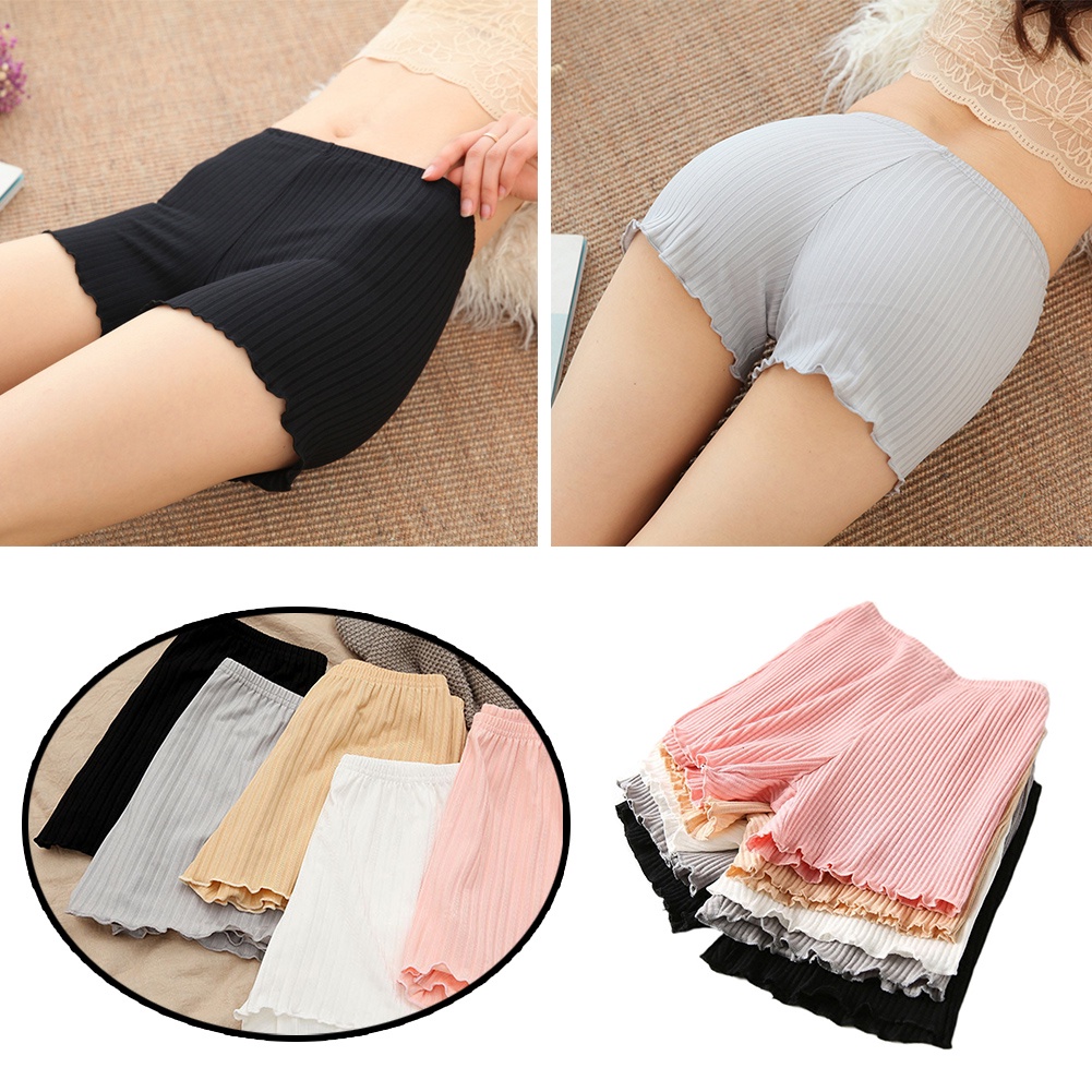 Quần Lót Ren Không Đường May Màu Sắc Đơn Giản Cho Nữ