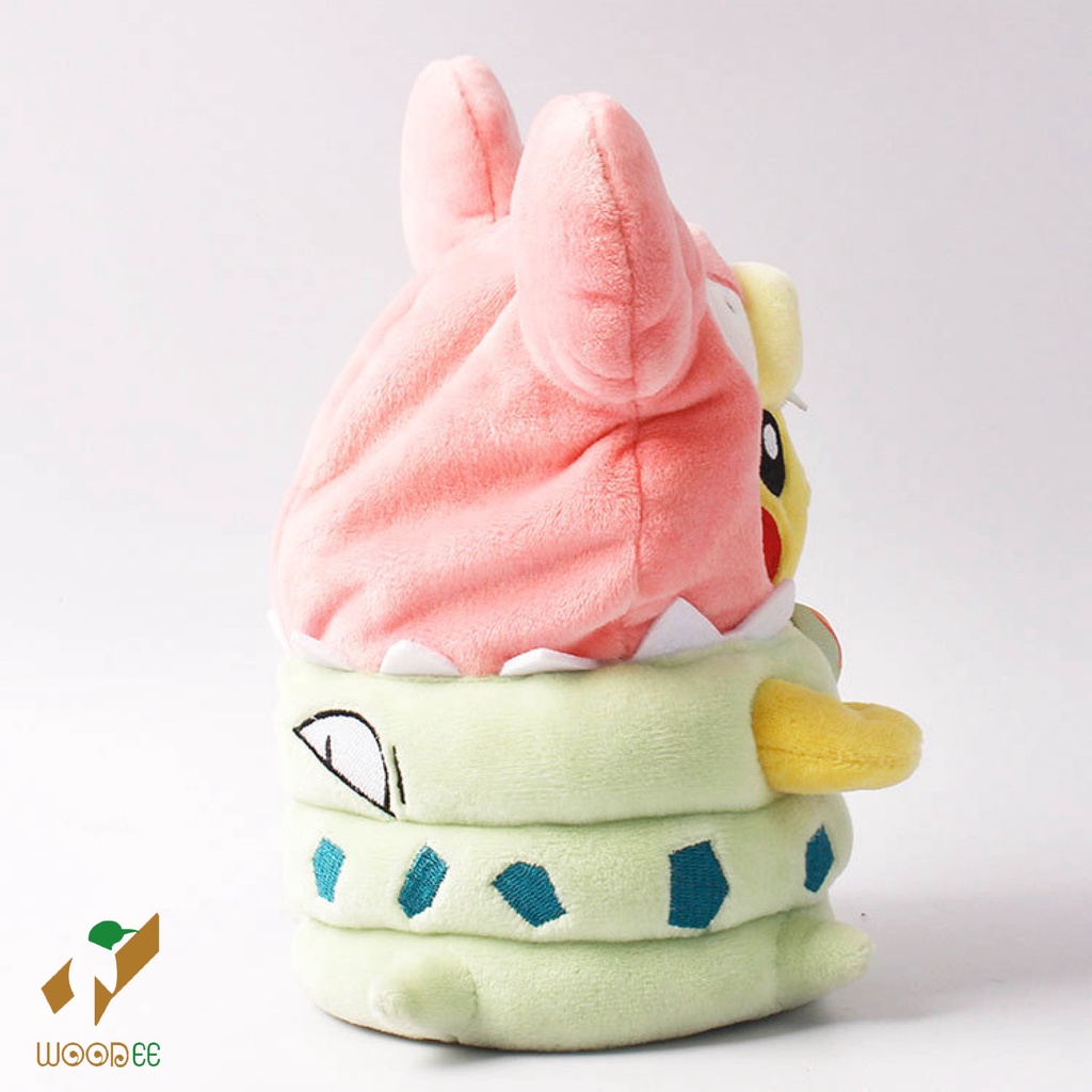 Gấu bông pokemon Pikachu Cosplay Mega Slowbro 25cm