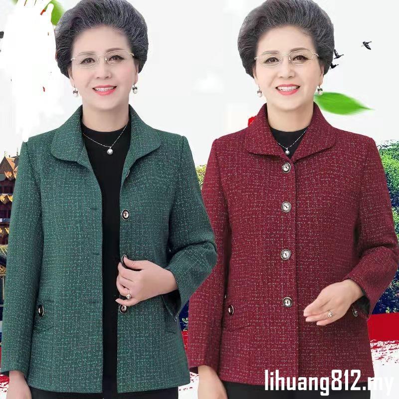 Áo Khoác Vải Mỏng Dành Cho Phụ Nữ Trung Niên Và Lớn Tuổi s4.16lih