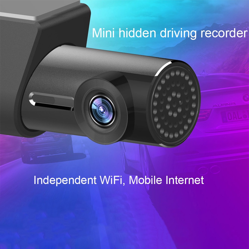 Camera Hành Trình Xe Hơi Kết Nối WIFI Không Dây Full HD Tầm Nhìn Ban Đêm 24 Giờ